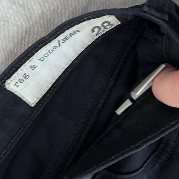 Rag and Bone Women’s Black Plush Leggings Jeans 28 BIN6 - Picture 8 of 8